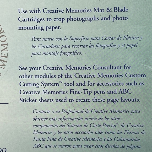 Creative Memories Custom Cutting System 12" 3 Edges Straight‎ Wavy Swell NIB NOS - Picture 3 of 6